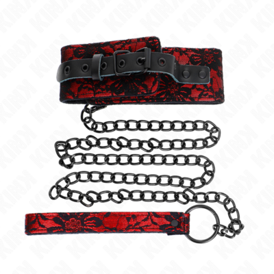 Alternative view of KINK - COLAR DE RENDA COM CINTO COM CINTO DE COURO REAL 105 CM / 44 X 5,5 CM