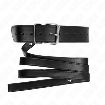 Kink - colar com cinto 116 cm alça preta ajustável 32-50 cm x 8 cm - image 4