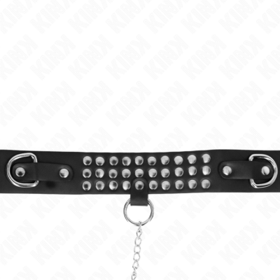 Kink - colar com alça 65 cm com brilhante ajustável 37-42 cm x 5,3 cm kink collar & gag caliente. Pt