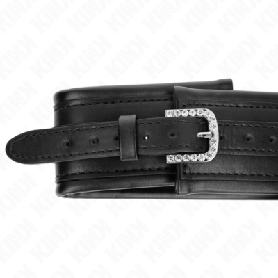 Kink - colar com alça de fivela brilhante 65 cm 48,5 cm x 5,3 cm kink collar & gag caliente. Pt