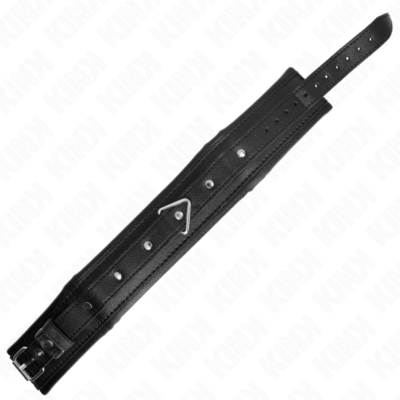Kink - colar com esponja alça de imitação de couro modelo 1 ajustável 37-54 cm x 3 cm kink collar & gag caliente. Pt