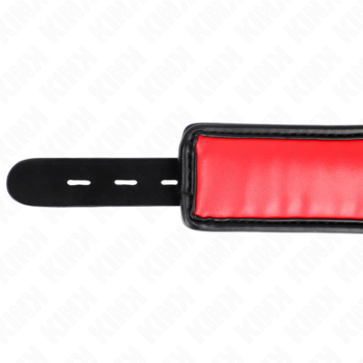 Kink - colar com esponja alça de imitação de couro modelo 3 ajustável 37-54 cm x 3 cm kink collar & gag caliente. Pt