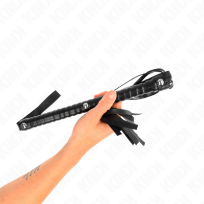 Kink - chicote com cabo texturado preto 48,5 cm - image 4