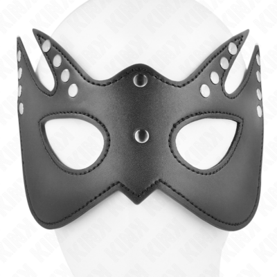 Kink - máscara de morreco com rebites 23 x 15 cm kink masked allure caliente. Pt