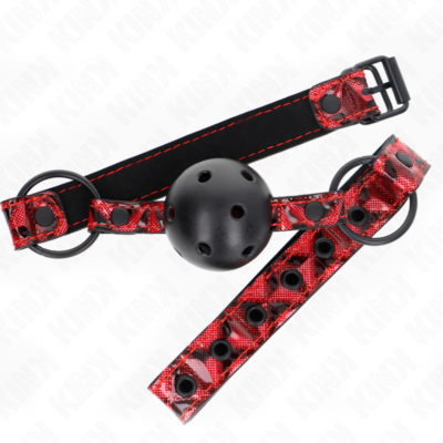 Alternative view of KINK - BOLA PADRÃO DIAMANTE 4,5 CM GAG MODELO 2 64,5 CM AJUSTÁVEL 42-60 CM