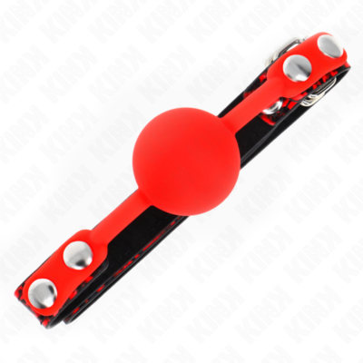 Kink - bola silicone 4 cm gag modelo 2 60 x 2 cm kink collar & gag caliente. Pt