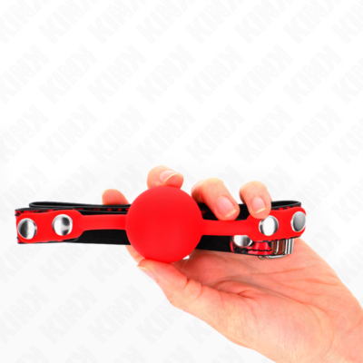 Kink - bola silicone 4 cm gag modelo 2 60 x 2 cm kink collar & gag caliente. Pt