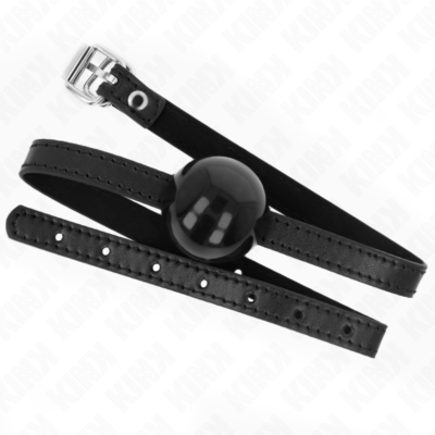Alternative view of KINK - BOLA SIMPLES PRETA MORDAÇA 4 CM 65 x 1,5 CM