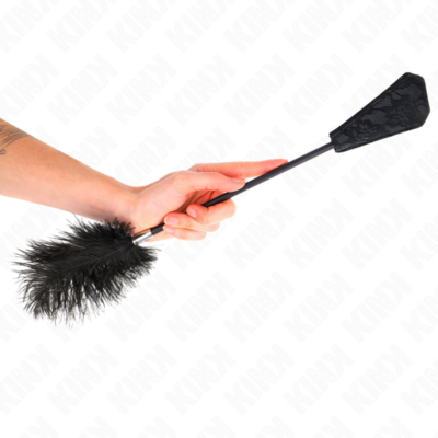 KINK - PENAS DE AVESTRUZ PARA CÓCEGAS COM PALETE DE RENDA 56 CM 9 Kink - penas de avestruz para cócegas com palete de renda 56 cm - image 5
