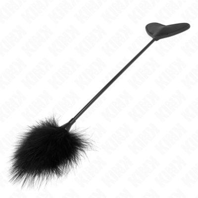 Kink - penas de cócegas com pá de coração 31 cm kink impact & touch caliente. Pt