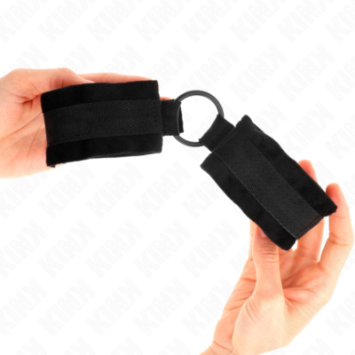 Kink - algemas de pele iniciante 25 cm com o-ring 4 cm preto ajustável 15-25 cm kink wrist restraint caliente. Pt