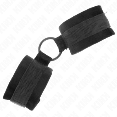 Alternative view of KINK - ALGEMAS DE PELE INICIANTE 25 CM COM O-RING 4 CM PRETO AJUSTÁVEL 15-25 CM