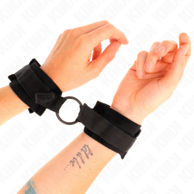 Kink - algemas de pele iniciante 25 cm com o-ring 4 cm preto ajustável 15-25 cm kink wrist restraint caliente. Pt