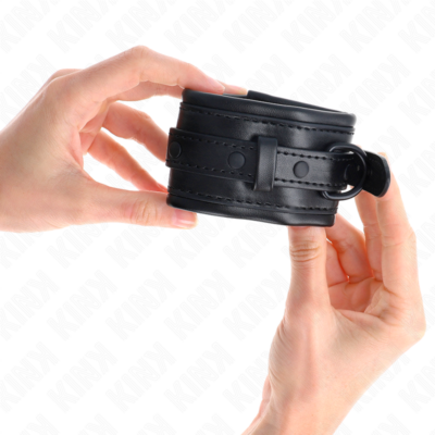 Kink - punhos pretos ajustáveis 20-30 cm x 6 cm kink wrist restraint caliente. Pt