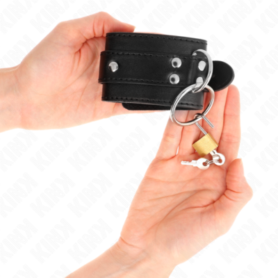 Kink - retenções de pulso bloqueadas o-ring preto ajustáveis 20-28 cm x 5,5 cm kink wrist restraint caliente. Pt
