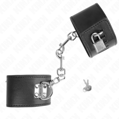 Alternative view of KINK - PULSO COM FECHO DE CADEADO PRETO AJUSTÁVEL 16-23 CM X 5,5 CM
