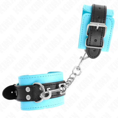 Alternative view of KINK - GANCHO DE PULSO FORRO DE PELE AZUL AJUSTÁVEL 20-28 CM X 5,5 CM
