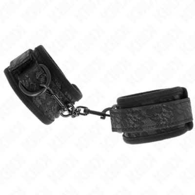Alternative view of KINK - PUNHOS COBERTOS DE RENDA ESCURA NEOPRENE AJUSTÁVEL PRETO 20-29 CM X 5 CM