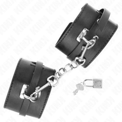 Alternative view of KINK - REMOÇÕES DE PULSO COM BLOQUEIO DELUXE PRETO AJUSTÁVEIS 14,5-21 CM X 6 CM