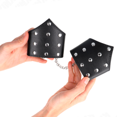 Kink - pulseiras estilo ponto preto com corrente ajustável 17-23 cm x 8,5 cm kink wrist restraint caliente. Pt