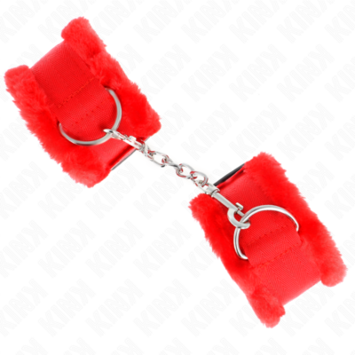 Alternative view of KINK - PULSO FORRO PELUDO VERMELHO AJUSTÁVEL 17-31 CM X 7 CM