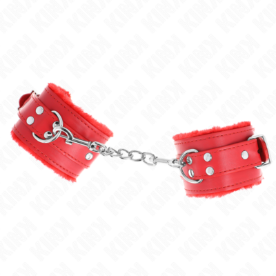 Alternative view of KINK - PULSO FORRO DE PELE VERMELHO COM CINTO VERMELHO AJUSTÁVEL 17-29 CM X 6 CM