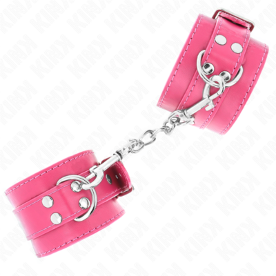 KINK - PUNHOS RASPBERRY ROSE COM FORRO RASPBERRY ROSE AJUSTÁVEL 20-28 CM X 5,5 CM 5 Kink - punhos raspberry rose com forro raspberry rose ajustável 20-28 cm x 5,5 cm - image 2