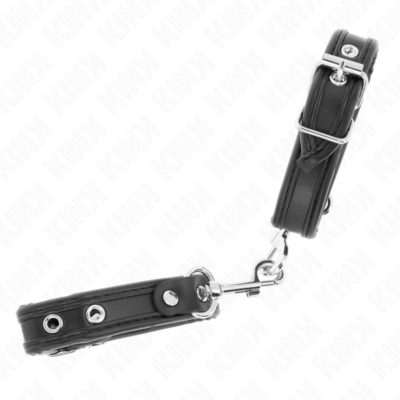 Alternative view of KINK - MINI PULSEIRAS PRETAS COM PREGOS AJUSTÁVEIS 16-22 CM X 2 CM
