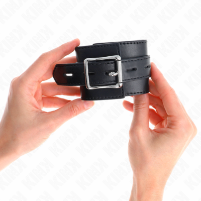 Kink - pulso preto com cinto preto ajustável 17-28 cm x 6 cm kink wrist restraint caliente. Pt