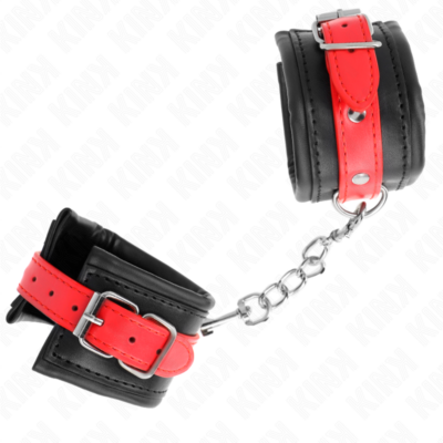 Alternative view of KINK - PULSO PRETO COM CINTO VERMELHO AJUSTÁVEL 17-28 CM X 6 CM