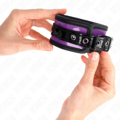 Kink - punhos de neoprene roxo claro ajustáveis 21-28 cm x 5 cm kink wrist restraint caliente. Pt