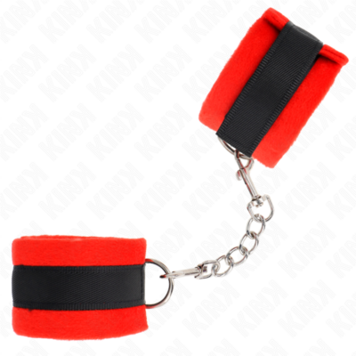 Alternative view of KINK - ALGEMAS DE PELE INICIANTE PRETO-VERMELHO 30 X 7 CM