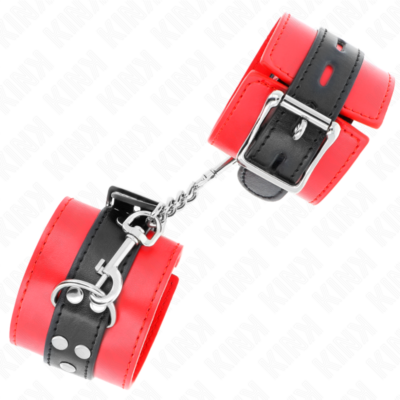 Alternative view of KINK - PULSO VERMELHO COM CINTO PRETO AJUSTÁVEL 17-28 CM X 6 CM