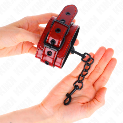 Kink - punhos vermelho escuro 23 x 5 cm kink wrist restraint caliente. Pt