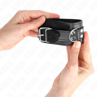 Kink - pulso simples preto ajustável 20-23 cm x 5,5 cm kink wrist restraint caliente. Pt