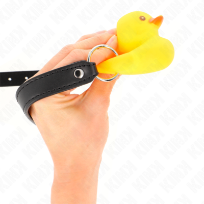 Kink - mordaça em forma de pato kink collar & gag caliente. Pt