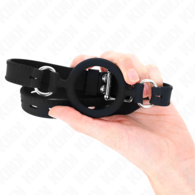 KINK - O-RING SILICONE 5 CM MORDAÇA 56 CM 6 Kink - o-ring silicone 5 cm mordaça 56 cm kink collar & gag caliente. Pt