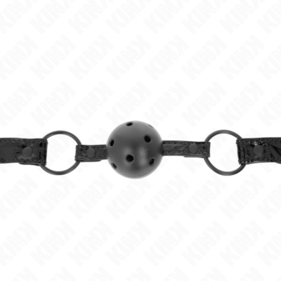 Kink - bola padrão diamante 4,5 cm gag modelo 3 64,5 cm ajustável 42-60 cm kink collar & gag caliente. Pt