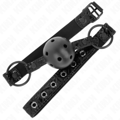 Alternative view of KINK - BOLA PADRÃO DIAMANTE 4,5 CM GAG MODELO 3 64,5 CM AJUSTÁVEL 42-60 CM