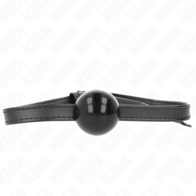 Kink - bola pequena alça simplicidade 4 cm mordaça 60 x 2 cm kink collar & gag caliente. Pt