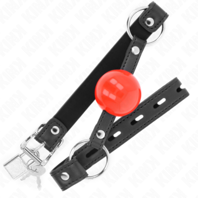 Alternative view of KINK - BOLA MORDAÇA 4 CM COM FECHADURA BOLA VERMELHA ALÇA PRETA 60 x 2 CM