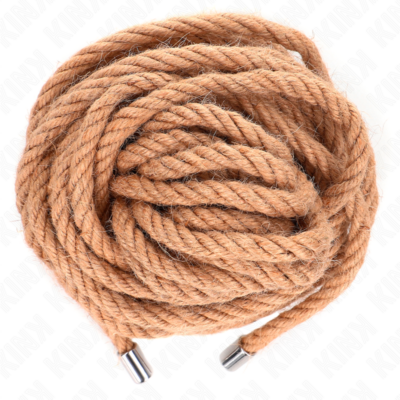 Kink - corda de cânhamo com cabeça de metal 10 metros kink rope arts caliente. Pt