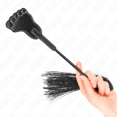 Kink - pá forma de pé com chicote borla 31 cm kink impact & touch caliente. Pt
