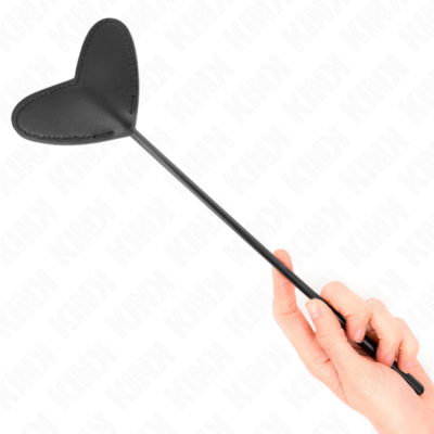 Kink - paleta em forma de coração preto 33 x 10 cm kink impact & touch caliente. Pt