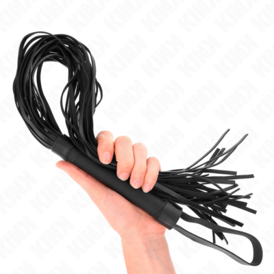 Kink - chicote imitação de pele de ovelha 60 cm kink impact & touch caliente. Pt