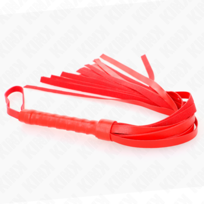 Kink - chicote vermelho simples 45 cm kink impact & touch caliente. Pt