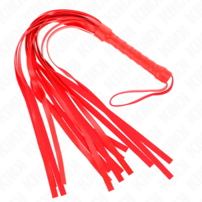 Kink - chicote vermelho simples 45 cm kink impact & touch caliente. Pt