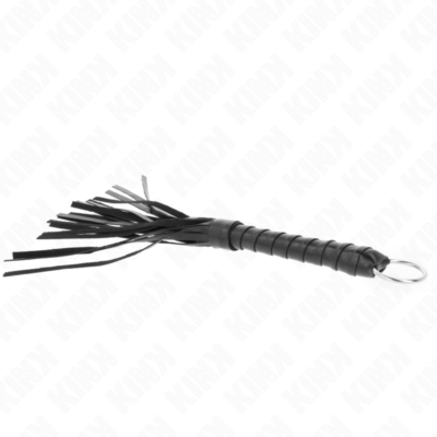 Kink - mini chicote preto simples 28 cm - image 5