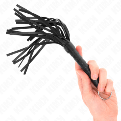 Kink - mini chicote preto simples 28 cm - image 3