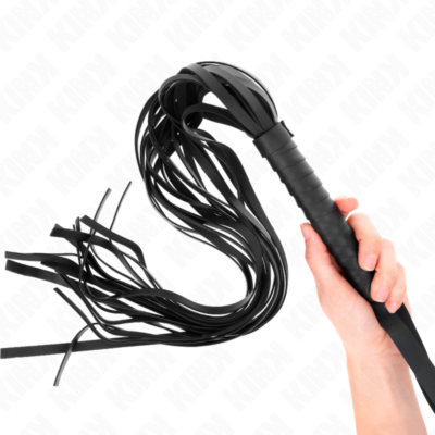 Kink - negro cabo curto chicote de cauda longa 70 cm - image 4